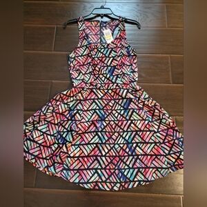 Brand new multicolor dress from macys size medium clothes outfit summer fun